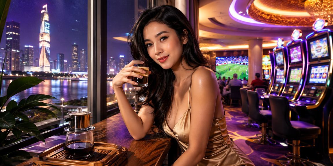 Người chơi slot game xsmtt5 tại quán cà phê TP.HCM